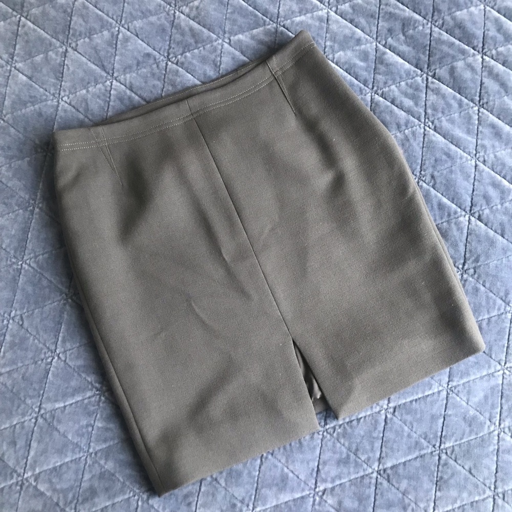 Banana Republic Gray Mini Pencil Skirt -  4P